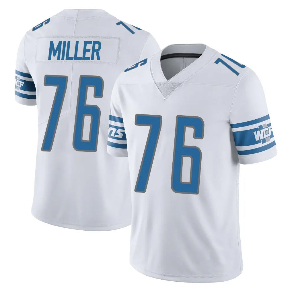 tocy D.Lions #76 Blake Miller Player White Limited Vapor Untouchable Home Game Stitched Jerseys