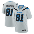 Tocy D.Lions #81 Calvin Johnson Silver 2026 Rivalries Collection Game Stitched Jerseys