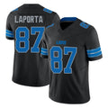 tocy D.Lions #87 Sam LaPorta Player Black Alternate Vapor F.U.S.E. Limited Home Game Stitched Jerseys