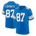 tocy D.Lions #87 Sam LaPorta Player Blue Alternate Home Game Stitched Jerseys