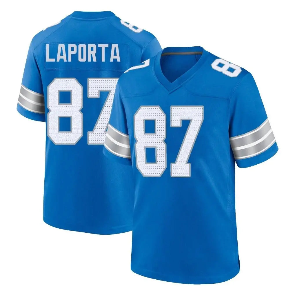 tocy D.Lions #87 Sam LaPorta Player Blue Alternate Home Game Stitched Jerseys