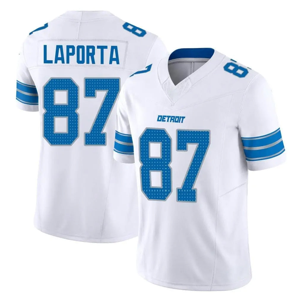tocy D.Lions #87 Sam LaPorta Player White Limited Vapor F.U.S.E. Alternate Home Game Stitched Jerseys