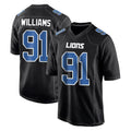 tocy D.Lions #91 Tyleik Williams Player Black Fashion Home Game Stitched Jerseys