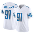 tocy D.Lions #91 Tyleik Williams Player White Vapor F.U.S.E. Limited Home Game Stitched Jerseys