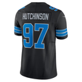 tocy D.Lions #97 Aidan Hutchinson Black 2nd Alternate Vapor F.U.S.E. Limited Stitched Jerseys