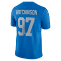 tocy D.Lions #97 Aidan Hutchinson Blue Vapor F.U.S.E. Alternate Limited Stitched Jerseys