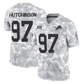 tocy D.Lions #97 Aidan Hutchinson Player Arctic Camo Salute To Service Limited Stitched Jerseys