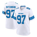 tocy D.Lions #97 Aidan Hutchinson Player White Alternate Home Game Stitched Jerseys