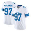 tocy D.Lions #97 Aidan Hutchinson Player White Limited Vapor F.U.S.E. Alternate Home Game Stitched Jerseys
