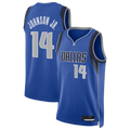 tocy D.Mavericks #14 Morez Johnson Jr. Blue Swingman Jerseys - Icon Edition