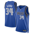 tocy D.Mavericks #34 Santi Aldama Blue Icon Edition Swingman Stitched Jerseys