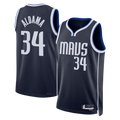 tocy D.Mavericks #34 Santi Aldama Navy Statement Edition Swingman Stitched Jerseys