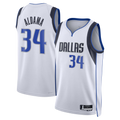 tocy D.Mavericks #34 White Santi Aldama Association Edition Swingman Stitched Jerseys