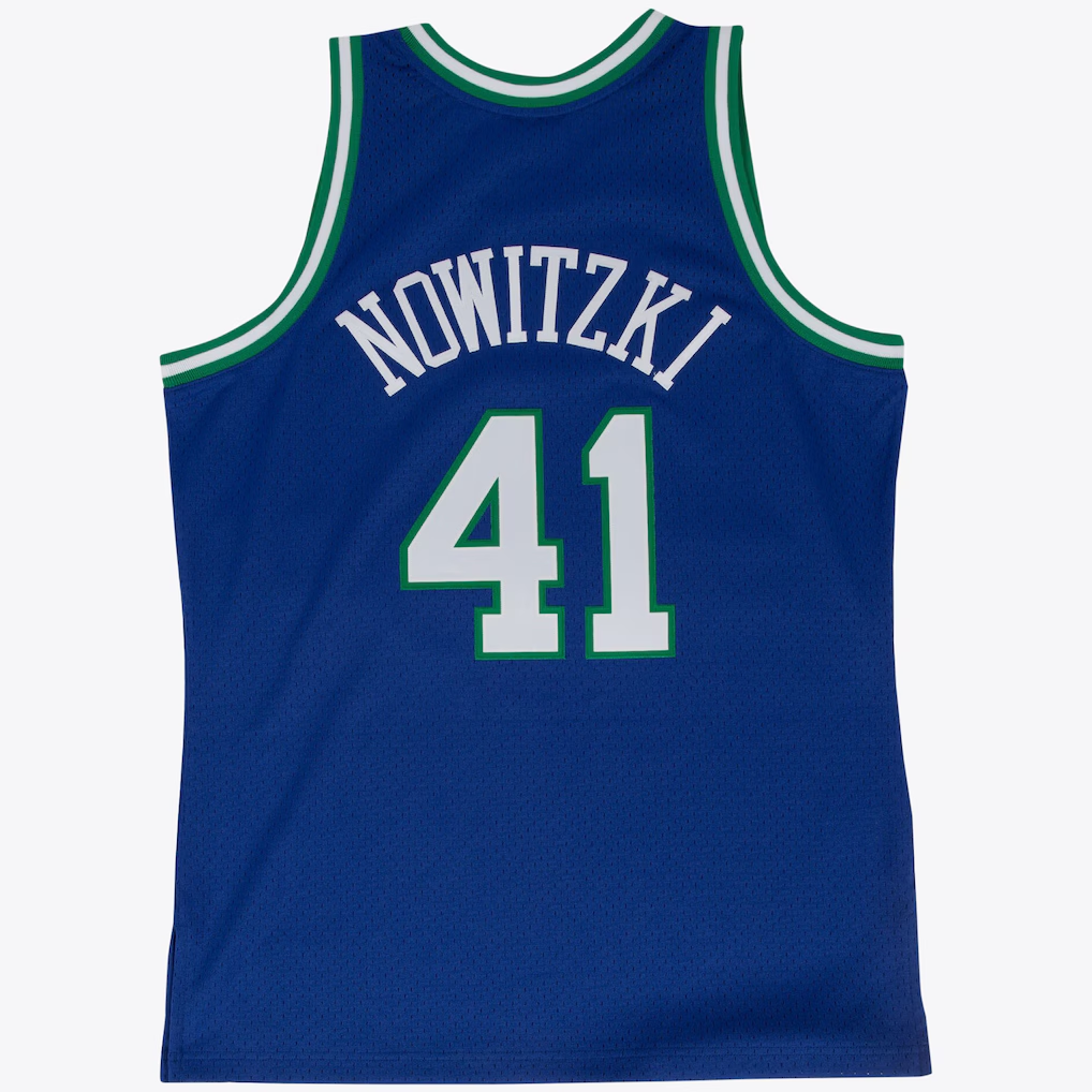 tocy D.Mavericks #41 Dirk Nowitzki Road 1998-99 Mitchell & Ness Swingman Stitched Jerseys