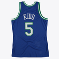tocy D.Mavericks #5 Jason Kidd Royal 1997 Hardwood Classics Road Swingman  By Mitchell & Ness Stitched Jerseys
