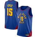tocy D.Nuggets #15 Nikola Jokic Blue Swingman Jerseys - Statement Edition