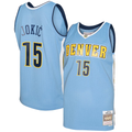 tocy D.Nuggets #15 Nikola Jokic Mitchell & Ness Light Blue 2016-17 Swingman Jerseys