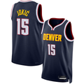 tocy D.Nuggets #15 Nikola Jokic Navy Swingman Jerseys - Icon Edition