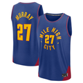 tocy D.Nuggets #27 Jamal Murray Blue Fast Break Replica Player Jerseys - Statement Edition