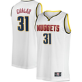 tocy D.Nuggets #31 Vlatko Cancar White Fast Break Player Jerseys - Association Edition