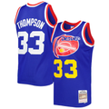 tocy D.Nuggets #33 David Thompson Mitchell & Ness Royal Hardwood Classics 1975-76 Swingman Jersey