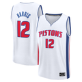 tocy D.Pistons #12 Tobias Harris  White Fast Break Replica Player Jerseys - Association Edition