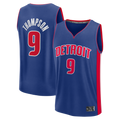 tocy D.Pistons #9 Ausar Thompson  Blue Fast Break Jerseys - Icon Edition