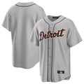 tocy D.Tigers Gray Home Game Blank Player Stitched Jerseys