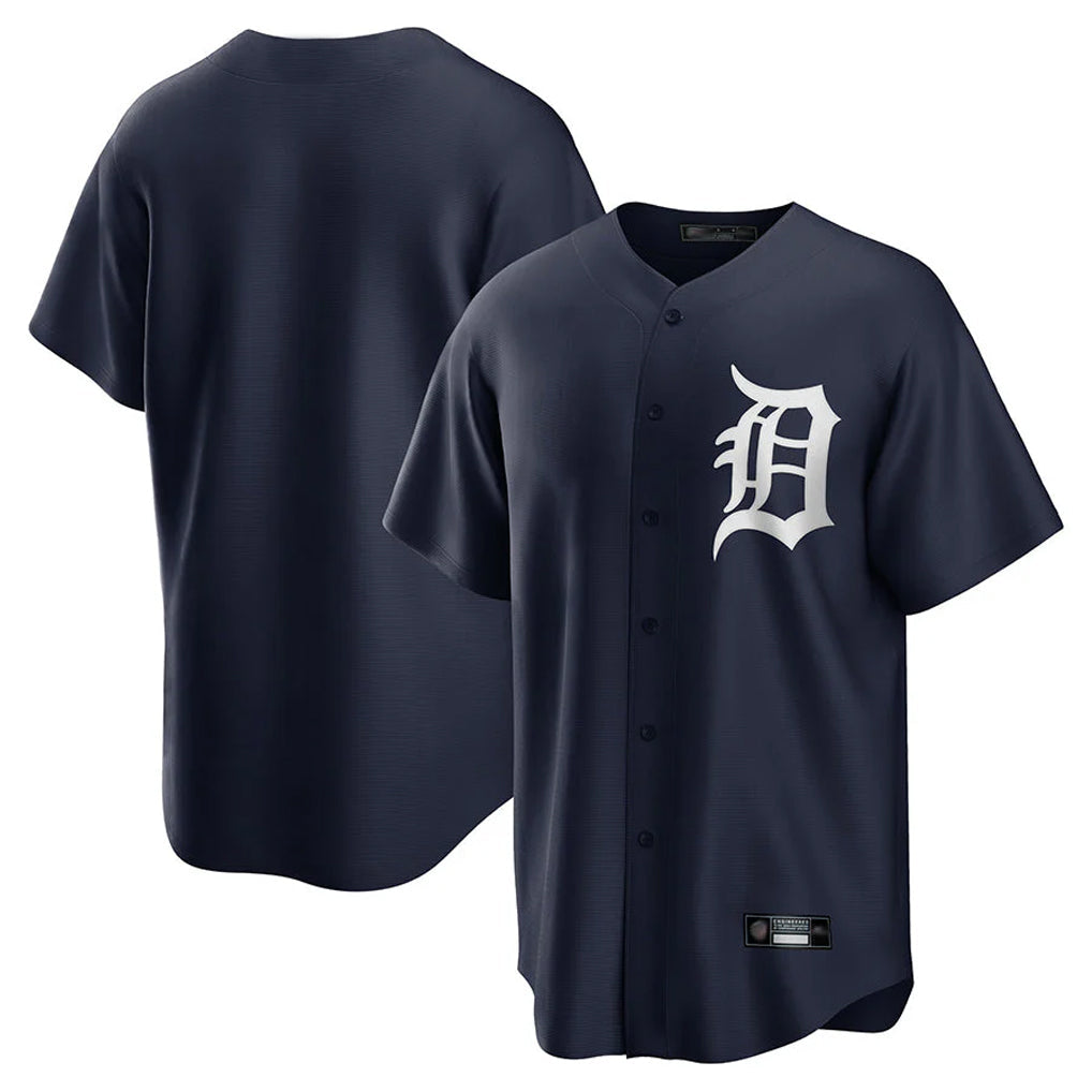 tocy D.Tigers Navy Game Home Blank Player Stitched Jerseys