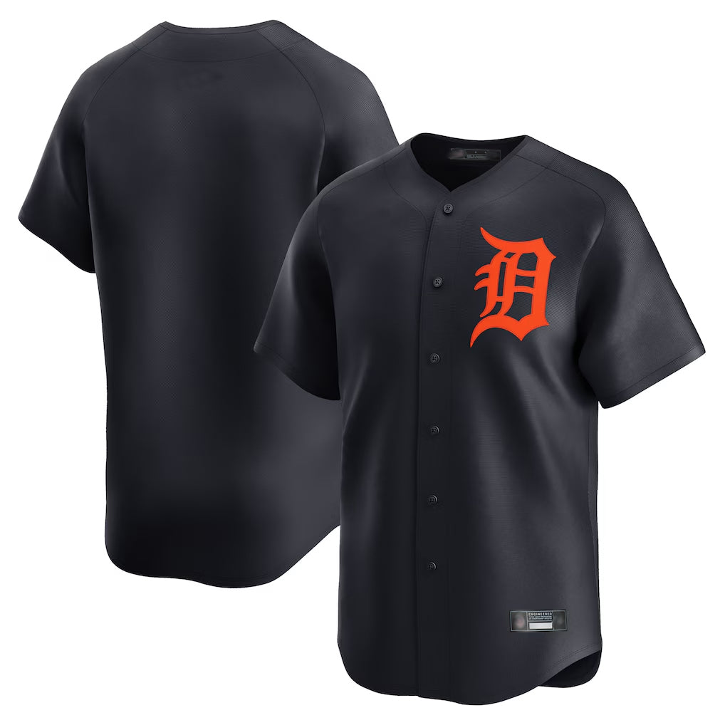 tocy D.Tigers Navy Home Limited Blank Player Stitched Jerseys