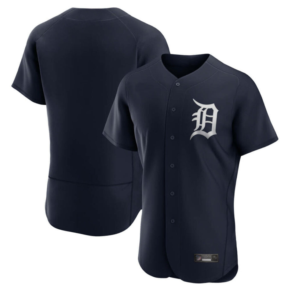 tocy D.Tigers Navy Home Limited Elite Blank Player Stitched Jerseys