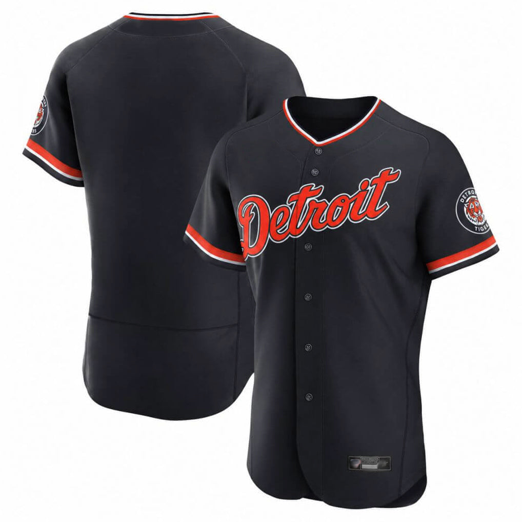tocy D.Tigers Navy Limited Elite Home Game Blank Player Stitched Jerseys
