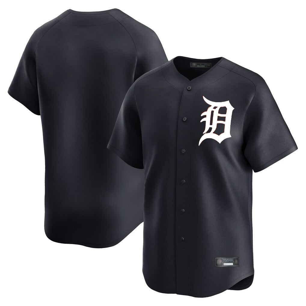 tocy D.Tigers Navy Limited Home Game Blank Player Stitched Jerseys