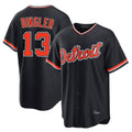 tocy D.Tigers #13 Dillon Dingler Player Navy Home Game Stitched Jerseys