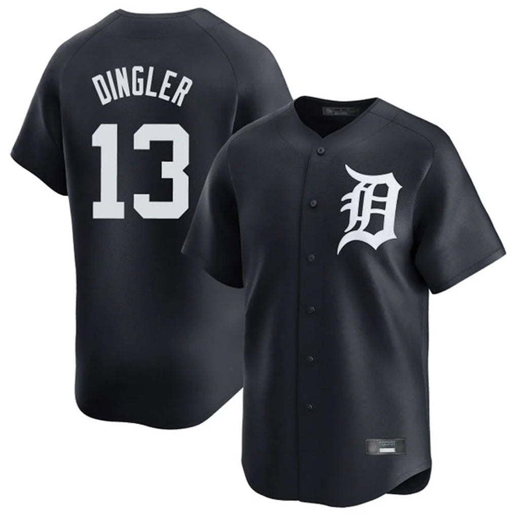 tocy D.Tigers #13 Dillon Dingler Player Navy Home Limited Game Stitched Jerseys