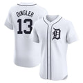 tocy D.Tigers #13 Dillon Dingler Player White Limited Elite Home Stitched Jerseys