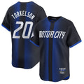 tocy D.Tigers #20 Spencer Torkelson Player Navy City Connect Home Limited Stitched Jerseys