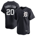 tocy D.Tigers #20 Spencer Torkelson Player Navy Home Limited Game Stitched Jerseys