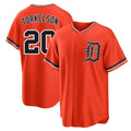 tocy D.Tigers #20 Spencer Torkelson Player Orange Home Game Stitched Jerseys