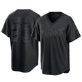 tocy D.Tigers #23 Kirk Gibson Player Black T-shirt Home Game Stitched Jerseys