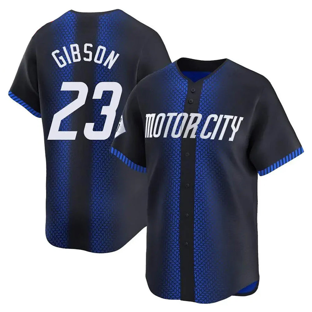 tocy D.Tigers #23 Kirk Gibson Player Navy City Connect Home Limited Stitched Jerseys