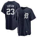 tocy D.Tigers #23 Kirk Gibson Player Navy Game Home Stitched Jerseys