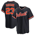 tocy D.Tigers #23 Kirk Gibson Player Navy Home Game Stitched Jerseys