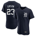 tocy D.Tigers #23 Kirk Gibson Player Navy Limited Elite Home Stitched Jerseys