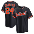 tocy D.Tigers #24 Miguel Cabrera Player Navy Home Game Stitched Jerseys