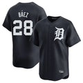 tocy D.Tigers #28 Javier B¡§¡éez Player Navy Home Limited Game Stitched Jerseys