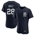 tocy D.Tigers #28 Javier B¡§¡éez Player Navy Limited Elite Home Stitched Jerseys