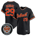 tocy D.Tigers #29 Tarik Skubal Player Black Limited Home Stitched Jerseys