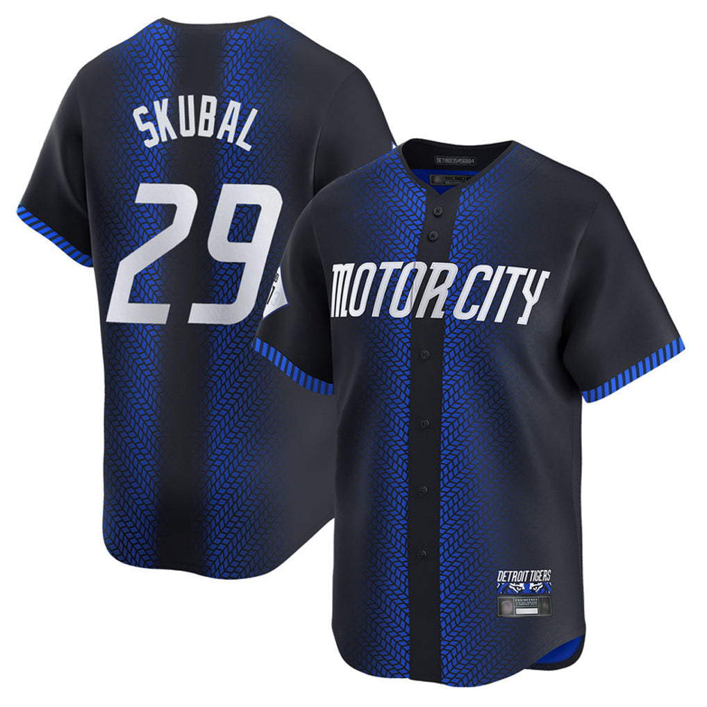 tocy D.Tigers #29 Tarik Skubal Player Navy City Connect Home Limited Stitched Jerseys