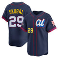 tocy D.Tigers #29 Tarik Skubal Player Navy Limited American League All-Star Edition Stitched Jerseys